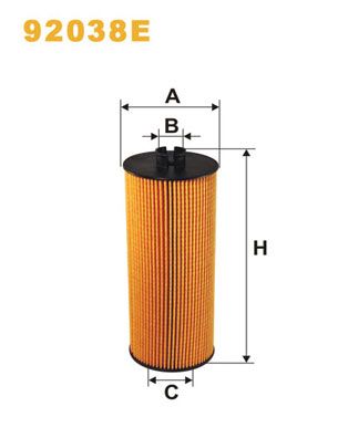 WIX FILTERS Масляный фильтр 92038E